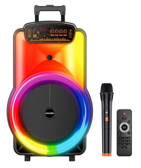 KAKUSIGA KK-12103 flame lamp wireless speaker