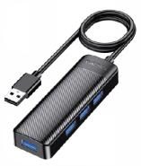 KAKUSIGA KSC-1409-J 4-in-1 converter (USB3.0*4) (L=1.2M)