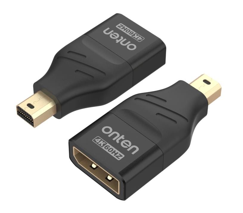 ONTEN OTN-DP83D DP 4k60hz MiniDP Male to DP Female Adapter High Speed DP extension connector DisplayPort V1.2