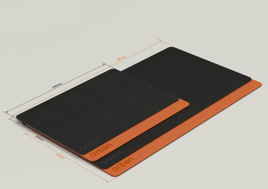 ONTEN OTN-MS102 Mouse mat (Medium Size / M) Premium Leather-Like Finish