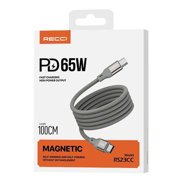 RECCI RS23CC Magnetic organizing data cable PD65W