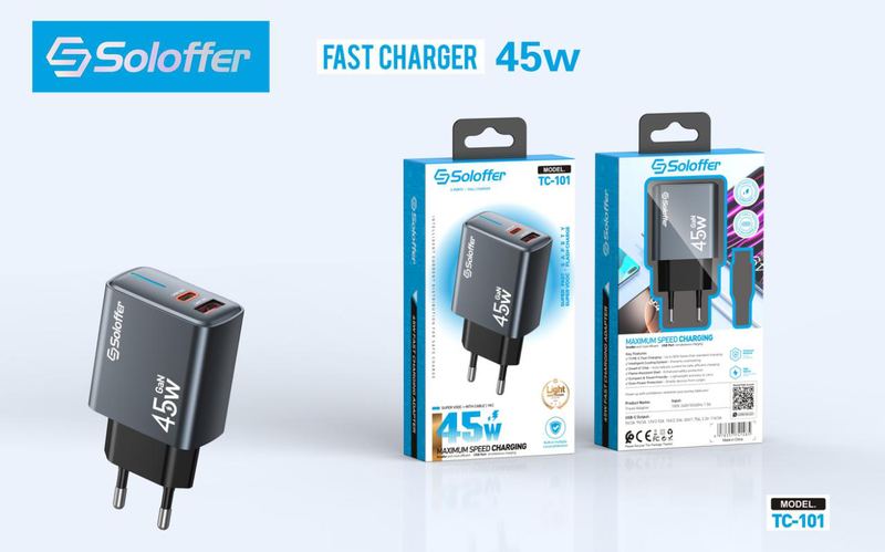SOLOFFER TC-101 C-C Wall charger
