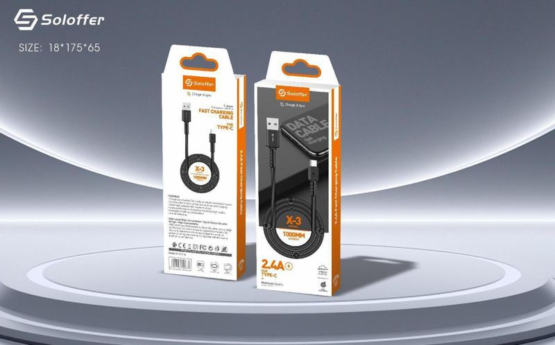 SOLOFFER X-3 V8 USB data cable