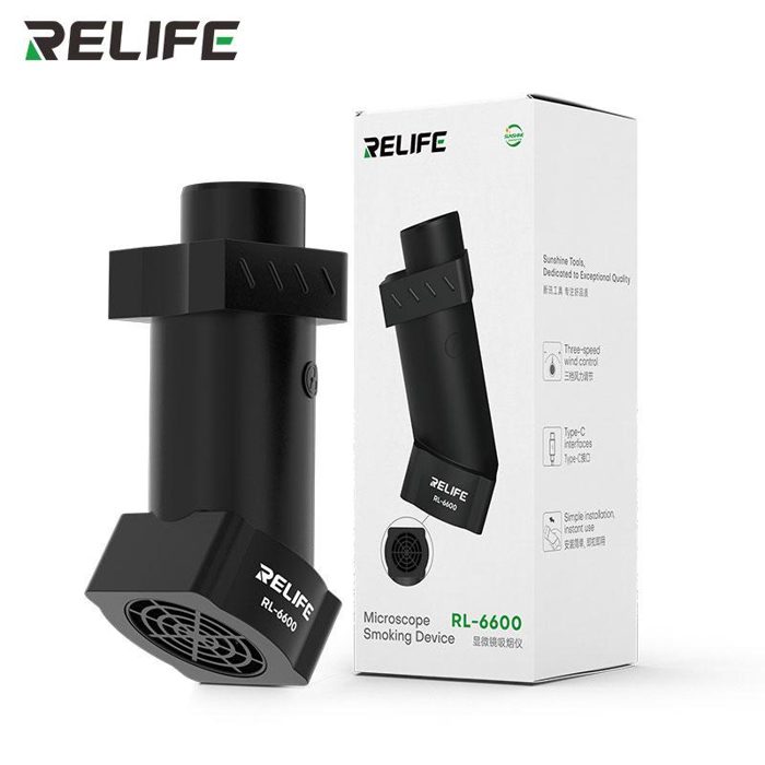 RELIFE RL-6600 Microscope smoke extractor/Black