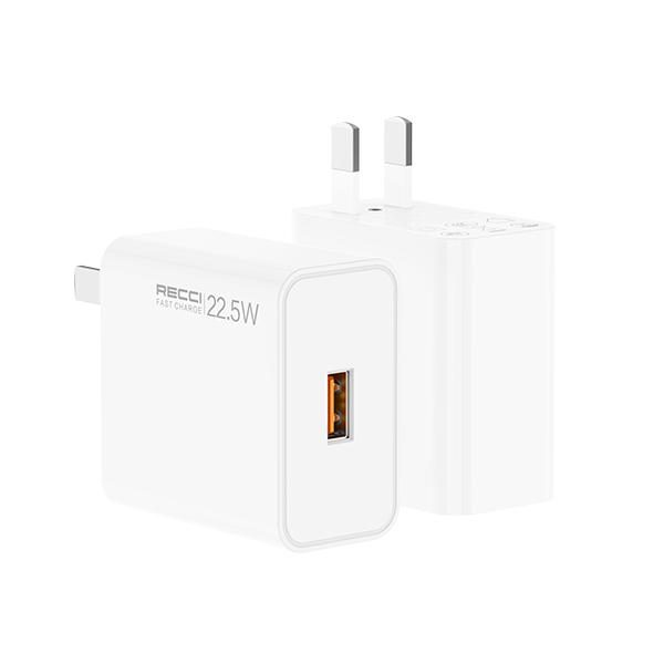 RECCI RC136 22.5W AC charger Cn/us PLUG